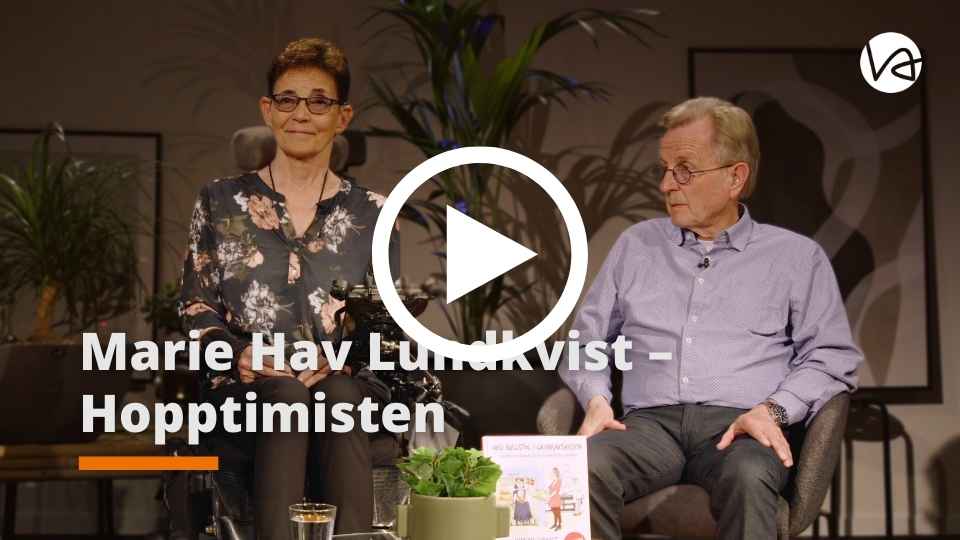 Bildlänk till YouTube. Marie Hav Lundkvist och hennes man Sven-Erik gästar VividaLIVE.