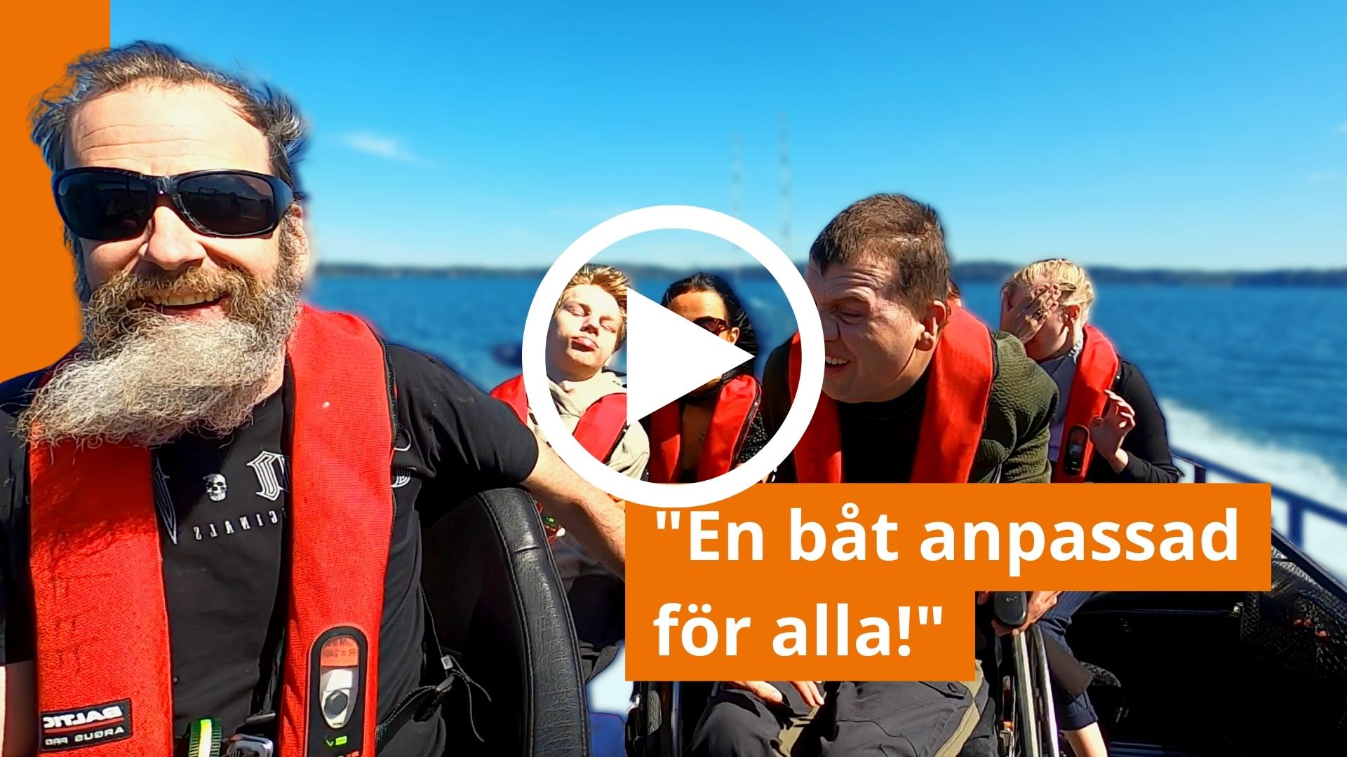 Omslag till YouTube-video. Fisketur i Norrtälje.